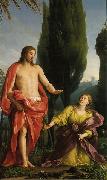 Anton Raphael Mengs Noli me tangere, painting by Anton Raphael Mengs. All Souls College, Oxford oil